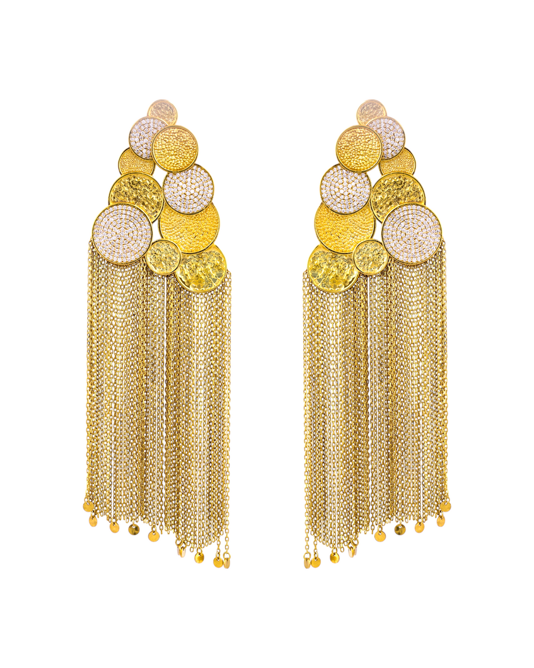 Sun Disks Earrings