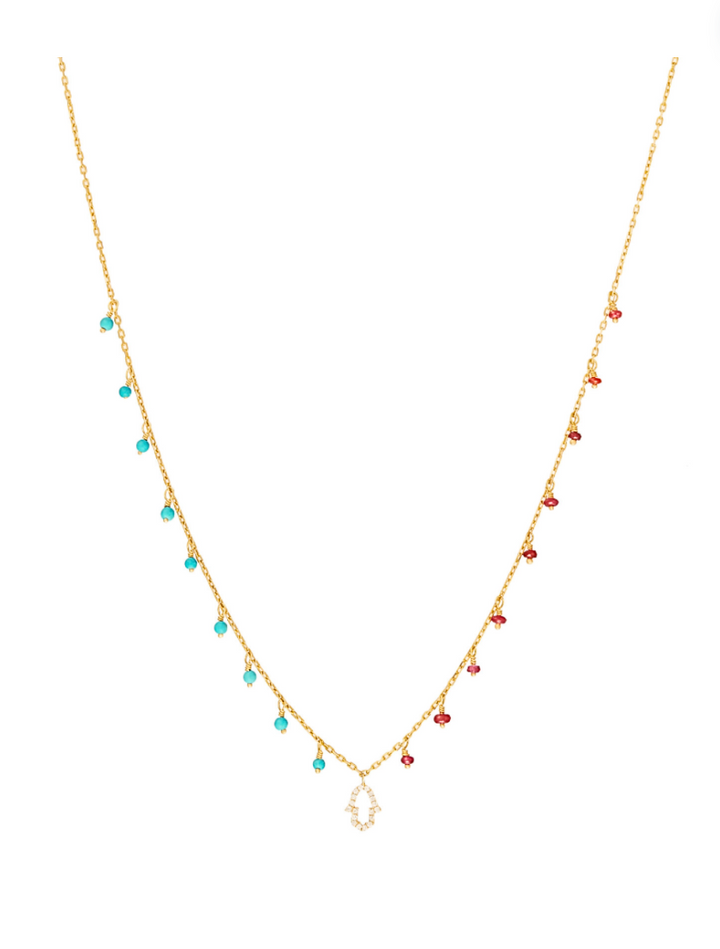 Hamsa Hand Charm Necklace