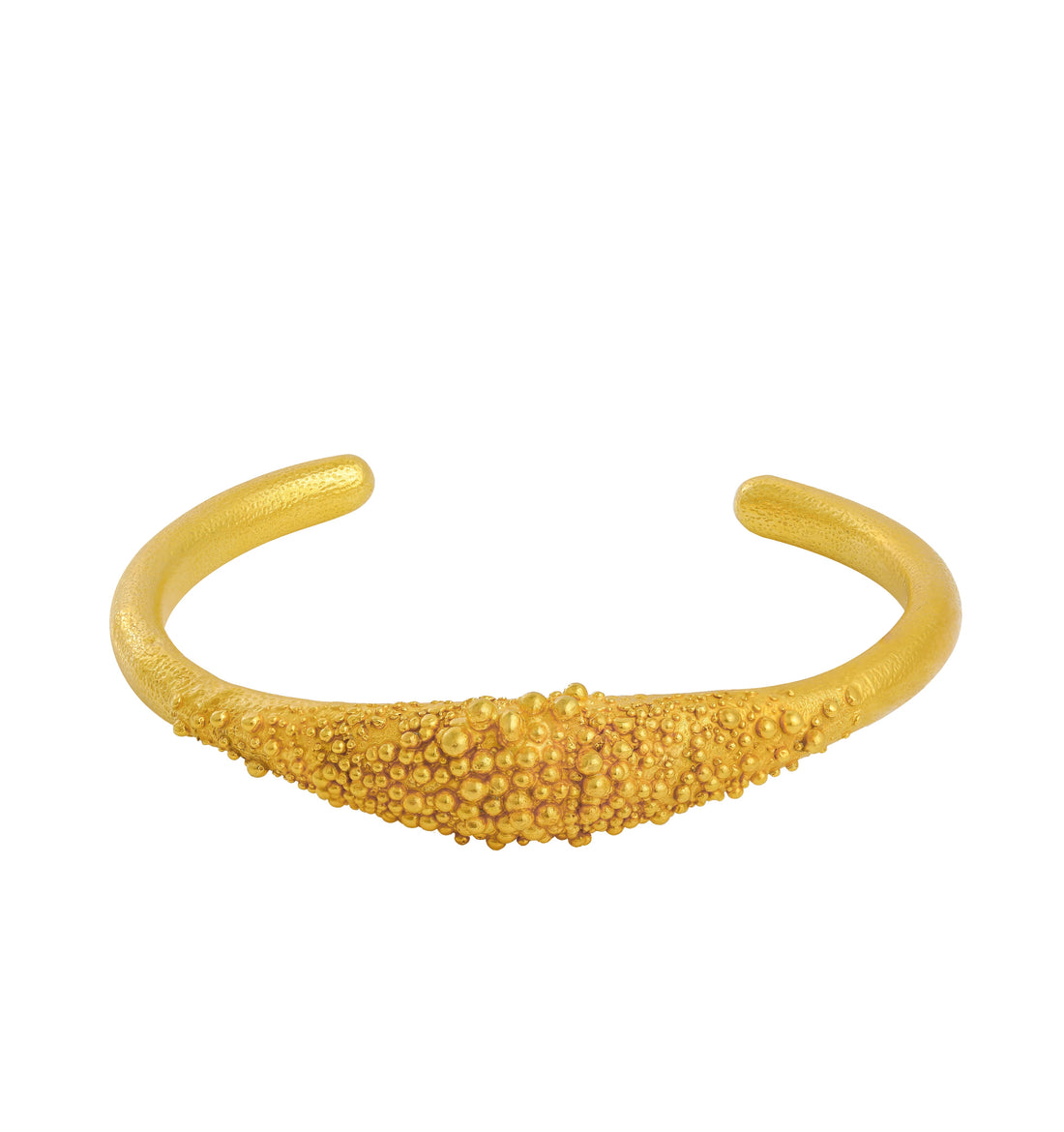 Sea Foam Gold Bangle