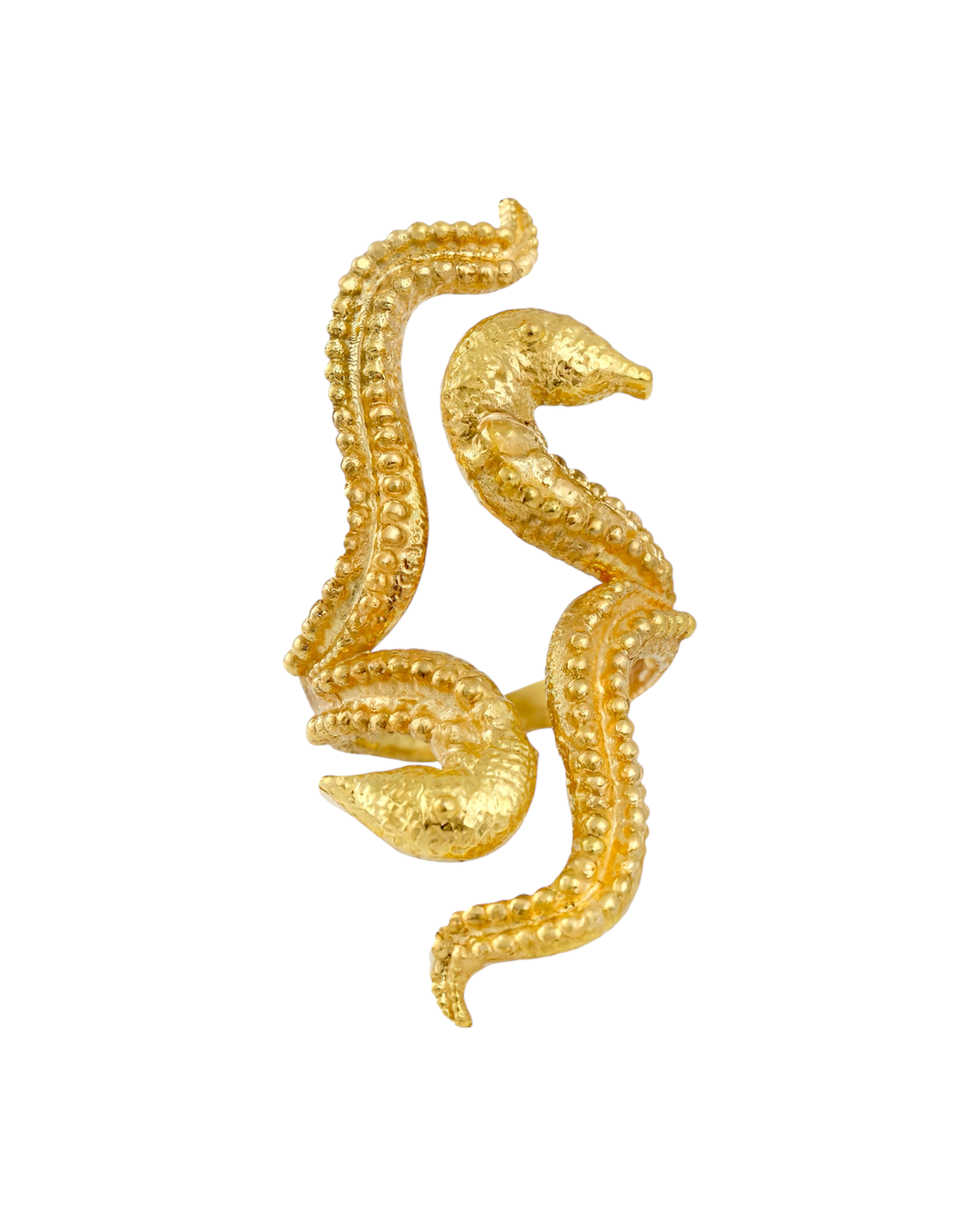 Double Seahorse Ring