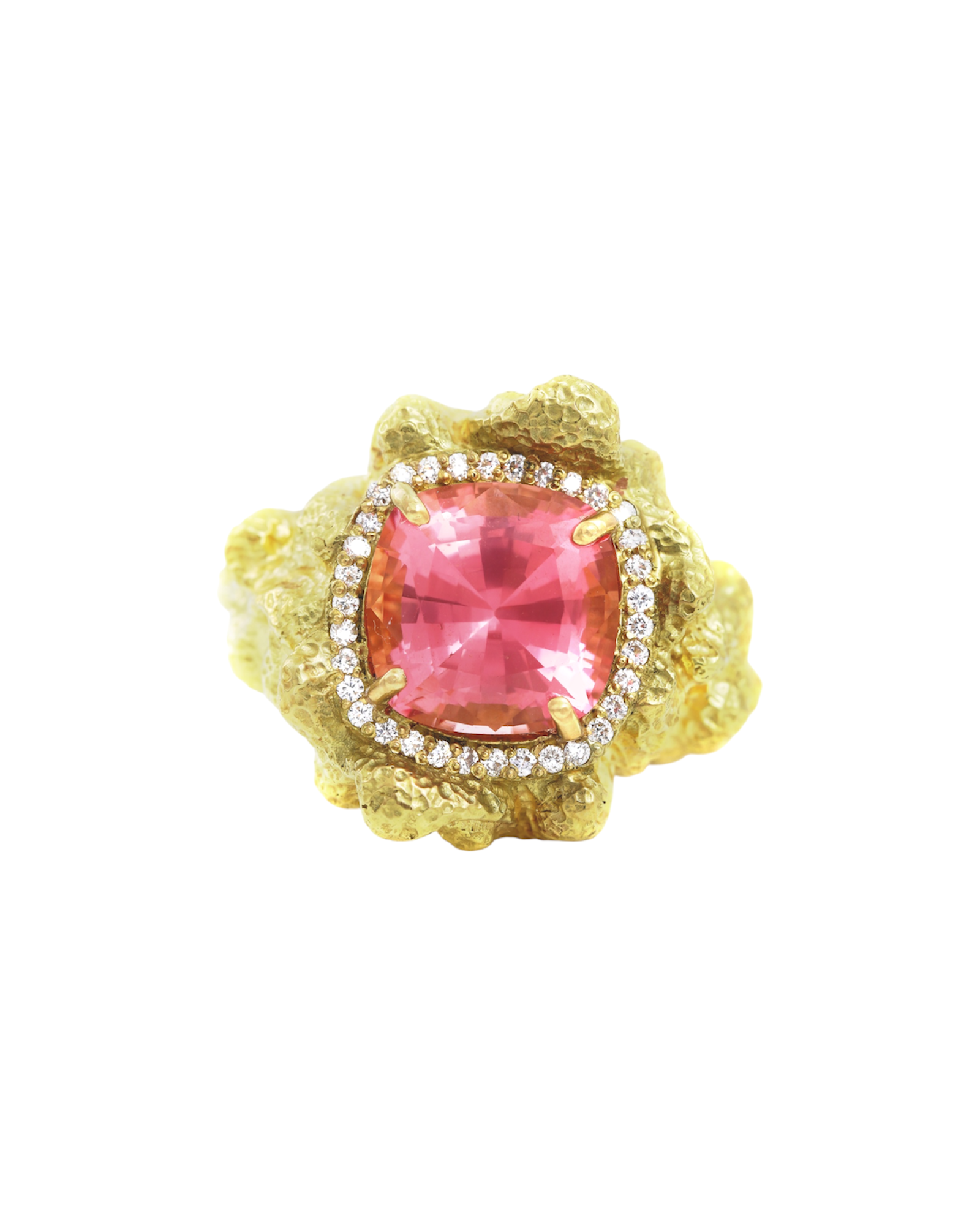 Pink Tourmaline Tides Ring