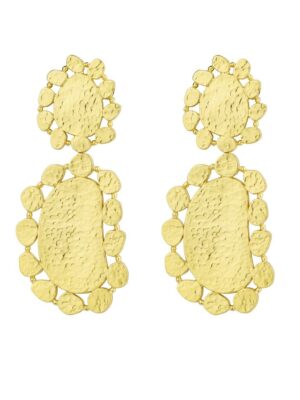 Golden Pebbles Earrings