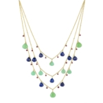 Colourful Dima drop necklace